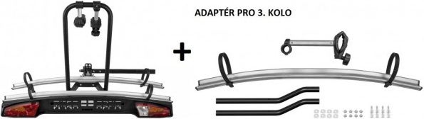 Merak Rapid (type Q) sklopný + adaptér pro 3. kolo