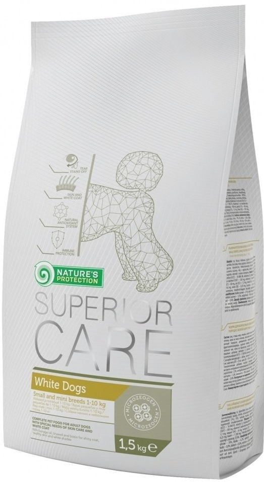 Nature\'s Protection Superior Care Adult White Small Breed 1,5 kg