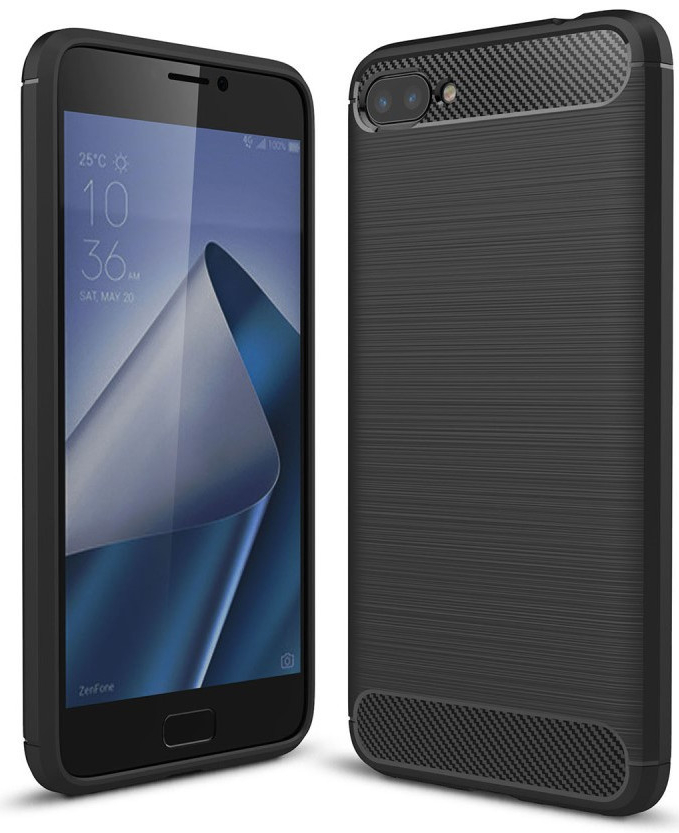 Pouzdro TVC Carbon Asus Zenfone 4 Max ZC520KL