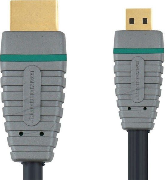 Bandridge BVL1702, HDMI 1.4 - micro HDMI , Ethernet, 2m HDMI kabel