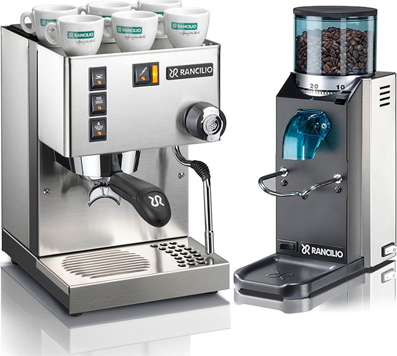 Set Rancilio Silvia E + Rocky Doserless