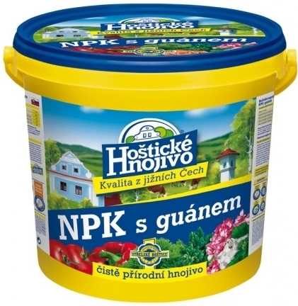 Nohelgarden Hnojivo NPK HOŠTICKÉ s guánem 8 kg