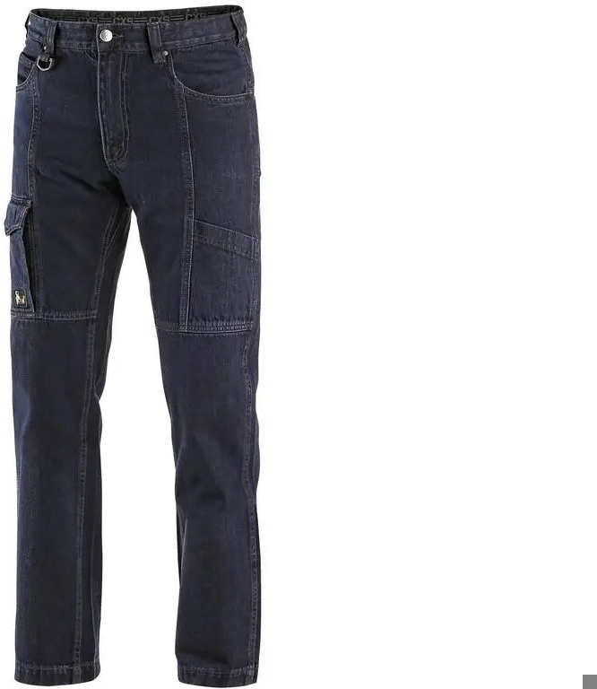 Canis Kalhoty jeans NIMES I pánské modro-černé b1 - CN-1490-071-411-46
