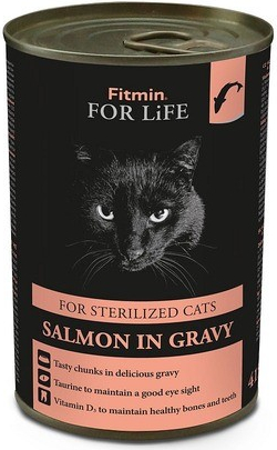 Fitmin For Life Cat sterilized salmon 6 x 415 g