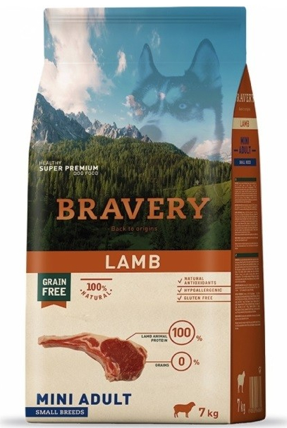 Bravery Adult mini Lamb 7 kg