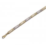 Zlatý náramek Greek Design xx6840