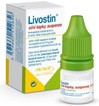 LIVOSTIN OPH 0,5MG/ML OPH GTT SUS 1X4ML