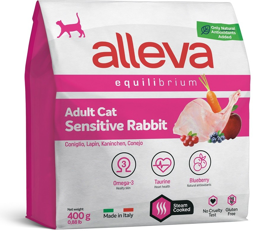 Alleva Equilibrium Cat Adult Sensitive Rabbit 0,4 kg