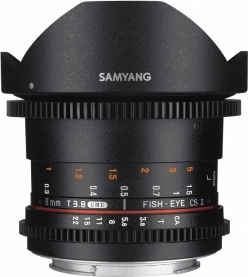 Samyang 8mm T3.8 VDSLR UMC Fish-eye CS II Fujifilm X