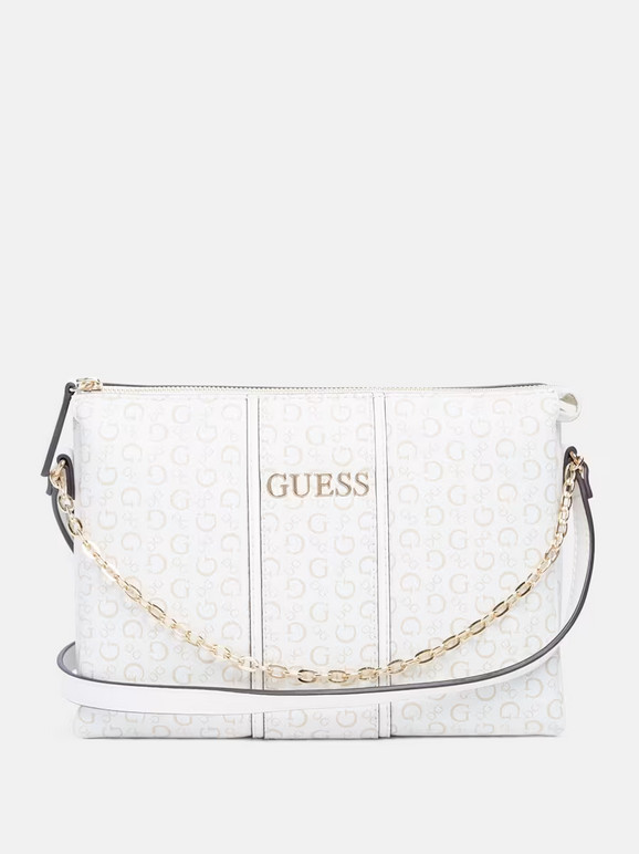 Guess dámská kabelka crossbody Filmore bílá