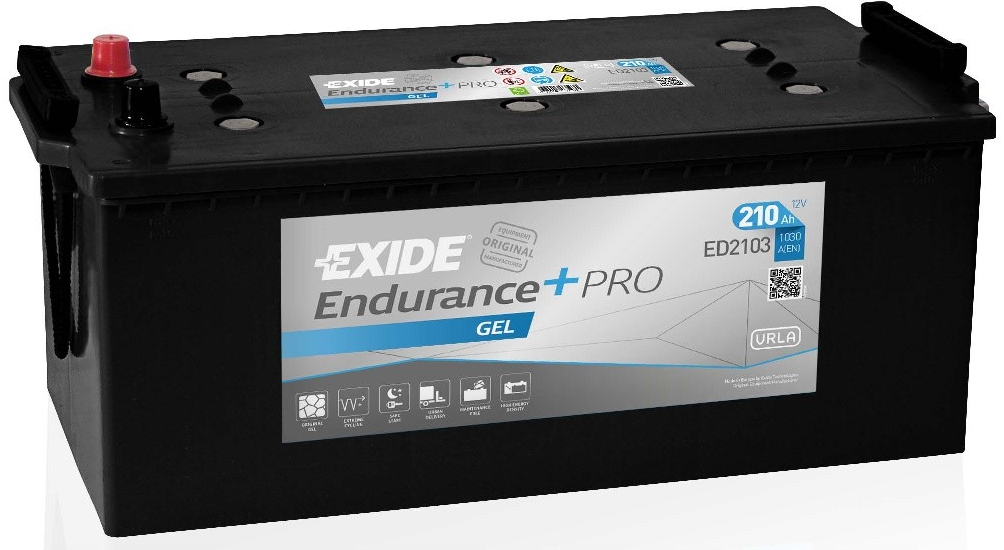 Exide Endurance +PRO GEL 12V 210Ah 1030A ED2103