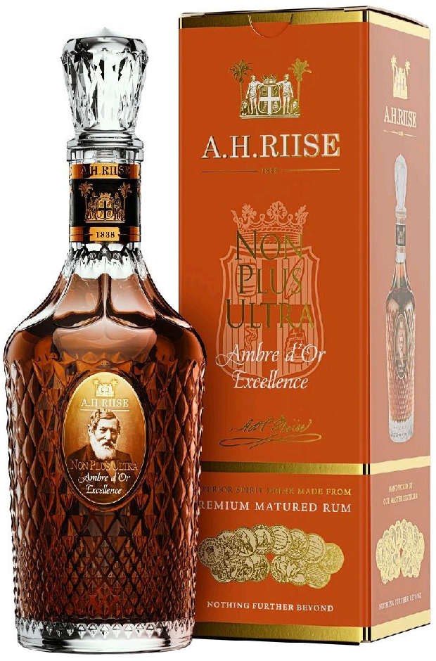 A.H. Riise Non Plus Ultra Ambre d\'Or Excellence 42% 0,7 l (kazeta)