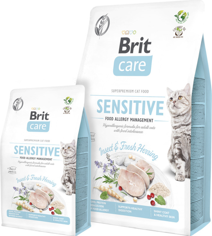 Brit Care Cat Grain-Free Sensitive Insect Food Allergy Management 4 kg