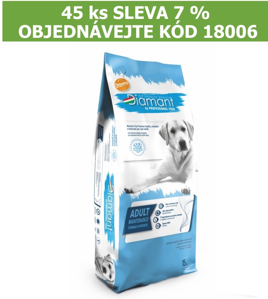 Diamant Dog Adult Tuňák a brambory 15 kg