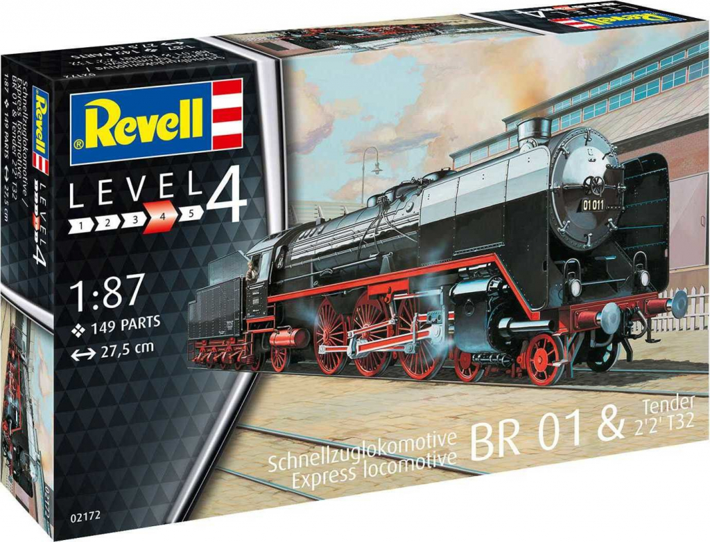 Revell Schnellzuglok BR01 mit Tender 22T32 02172 1:87