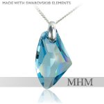 Swarovski Elements Kámen S Aquamarine s CRYSTALLIZED