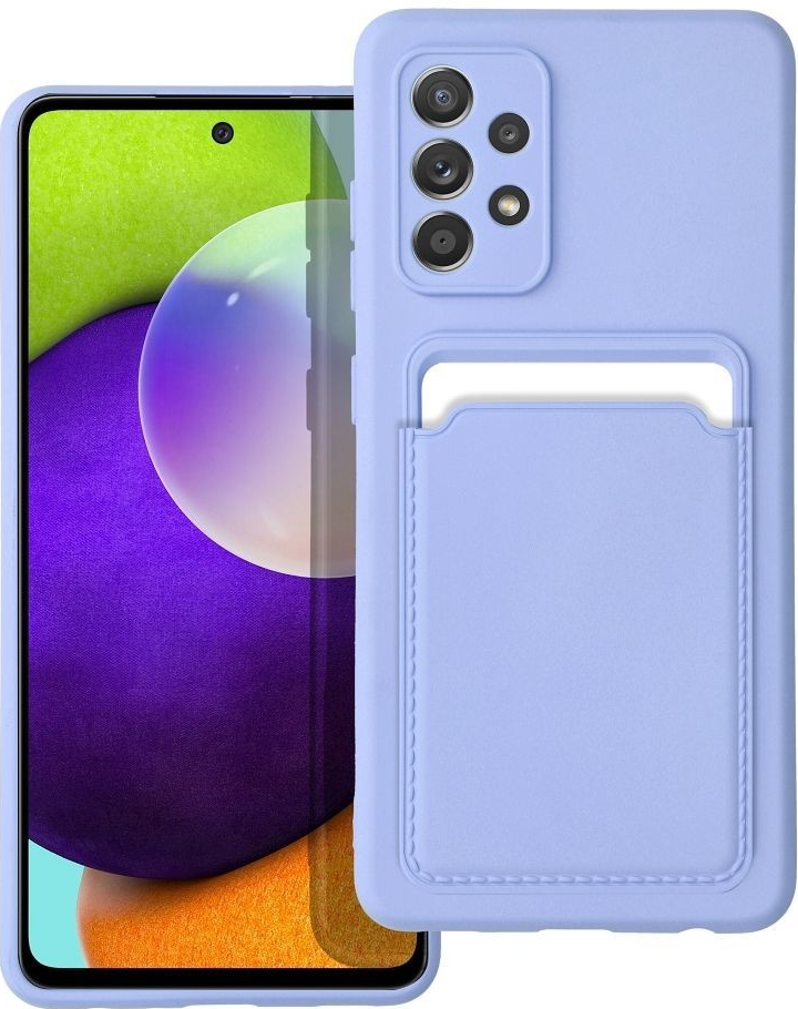 Pouzdro Forcell Card Case Samsung Galaxy A52 5G / A52 LTE 4G / A52S fialové