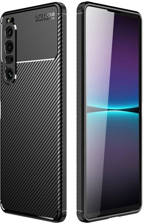 Pouzdro Carbon Fiber Sony Xperia 1 IV černé