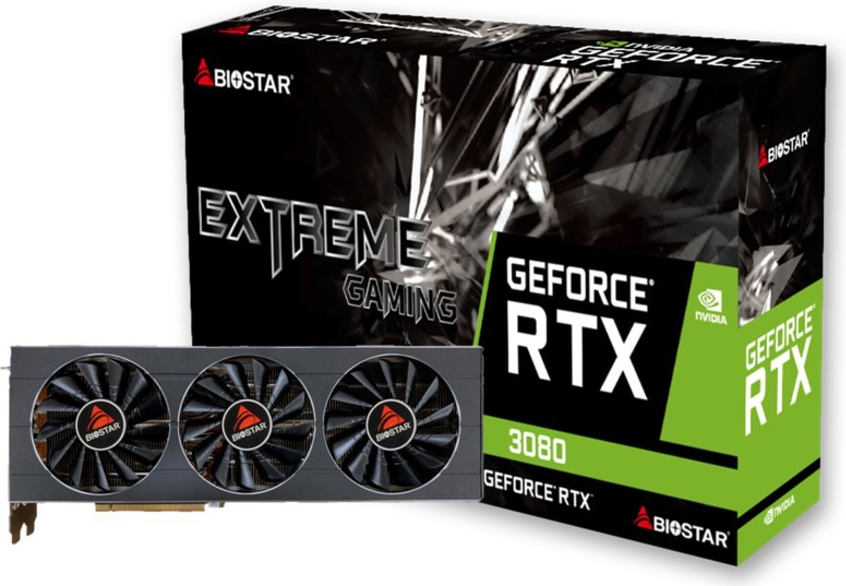 Biostar GeForce RTX 3080 10GB GDDR6X VN3816RMT3