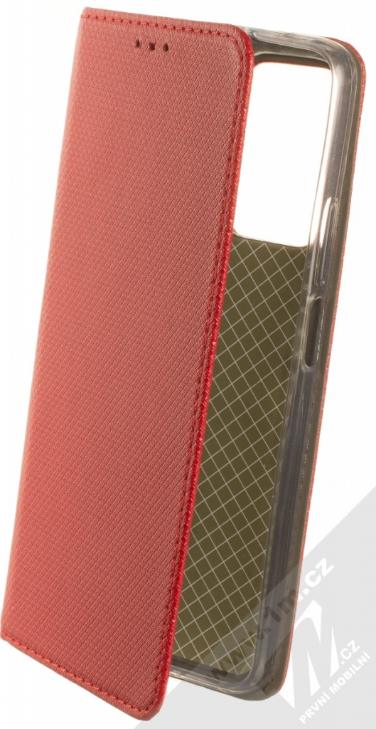 Pouzdro 1Mcz Magnet Book flipové Xiaomi Redmi Note 11 Pro 5G , Redmi Note 11 Pro Plus 5G červené