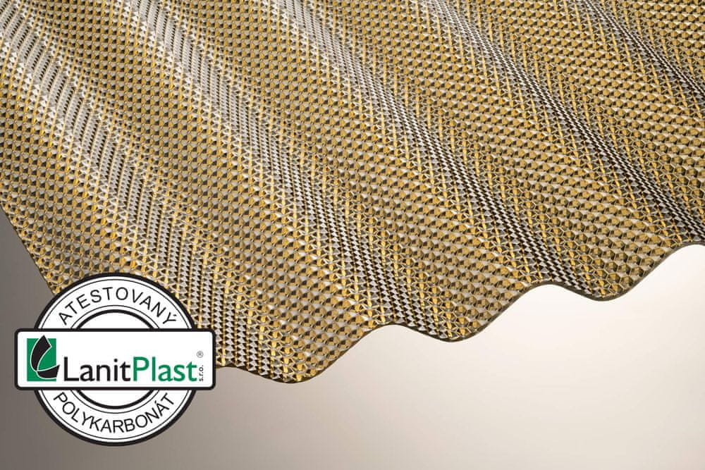 Lanit Plast Marlon CSE Diamond VL 76/18 2,6 mm 1045 x 3000 mm bronz 1 ks