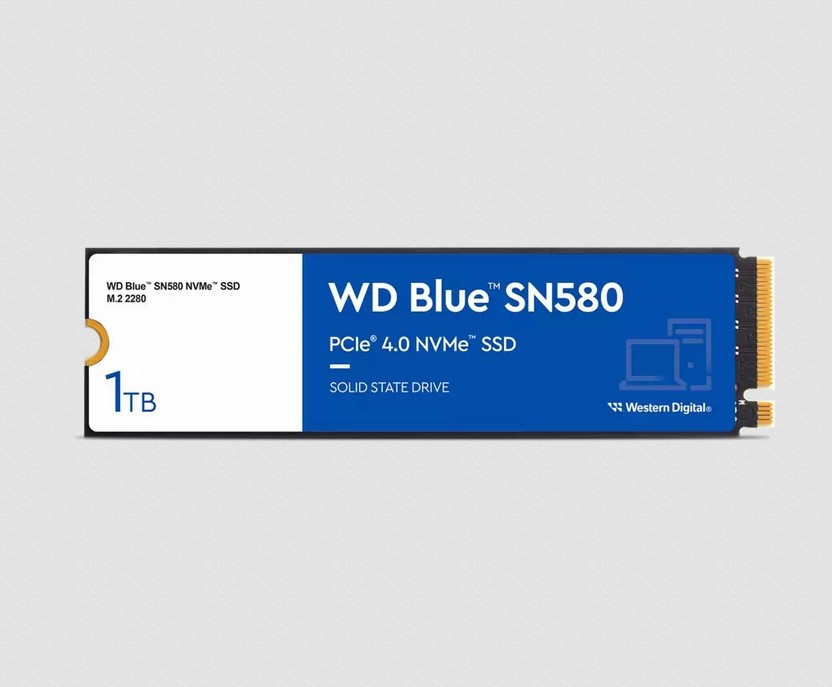 WD Blue SN580 1TB, WDS100T3B0E