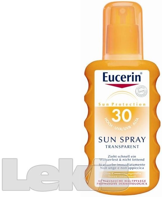 Eucerin Sun transparentní spray na opalování SPF30 200 ml