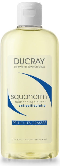 Ducray Squanorm mastné lupy šampon proti lupům 125 ml