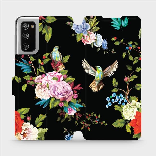 Pouzdro Mobiwear Parádní flip Samsung Galaxy S20 FE - VD09S - Ptáčci a květy