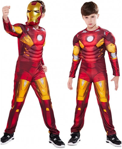 Svalnatý Iron man s maskou