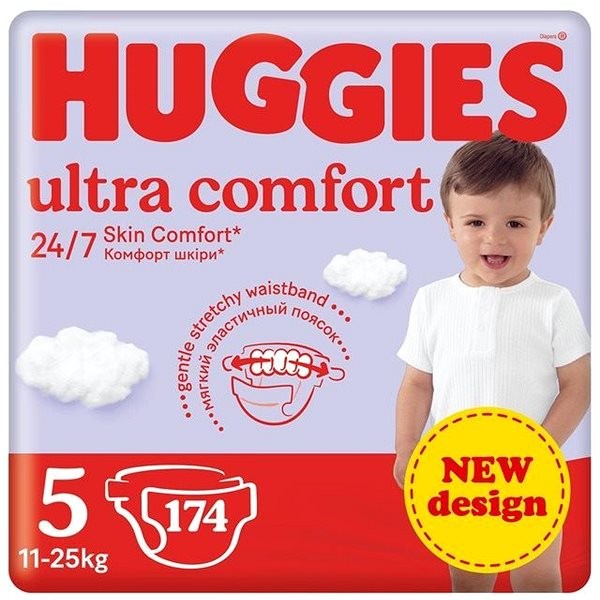 HUGGIES Ultra Comfort Mega 5 174 ks