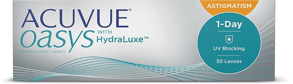 ACUVUE® OASYS 1-Day for ASTIGMATISM with HydraLuxe™ 30 čoček