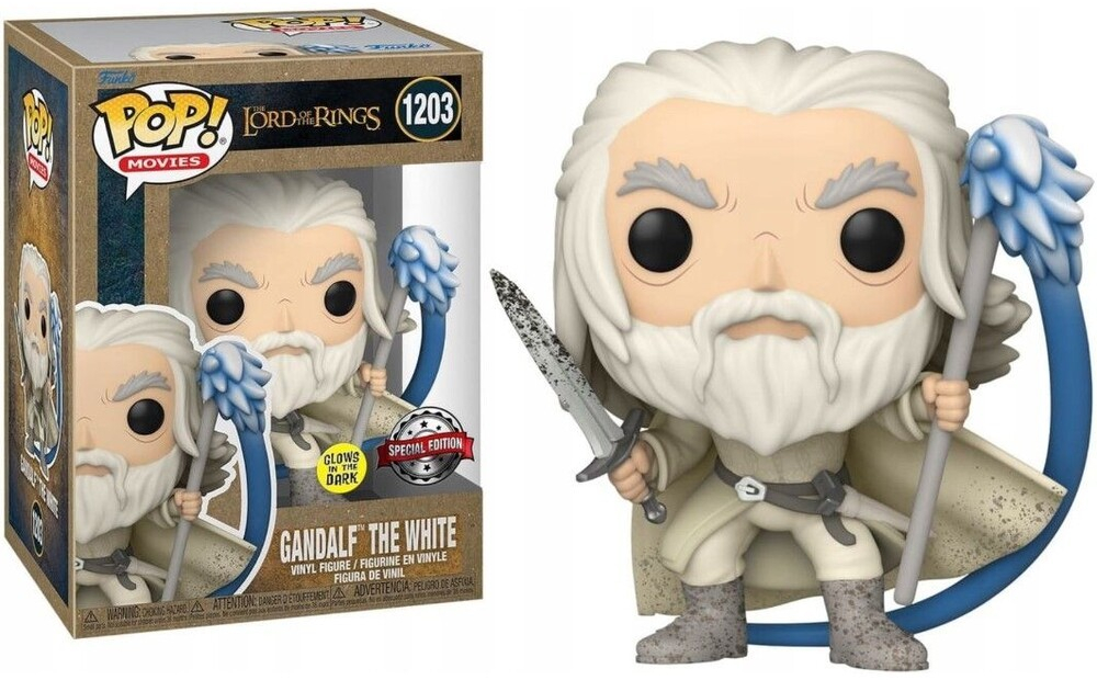 Funko Pop! 1203 The Lord of the Rings Gandalf The White Glows in the Dark