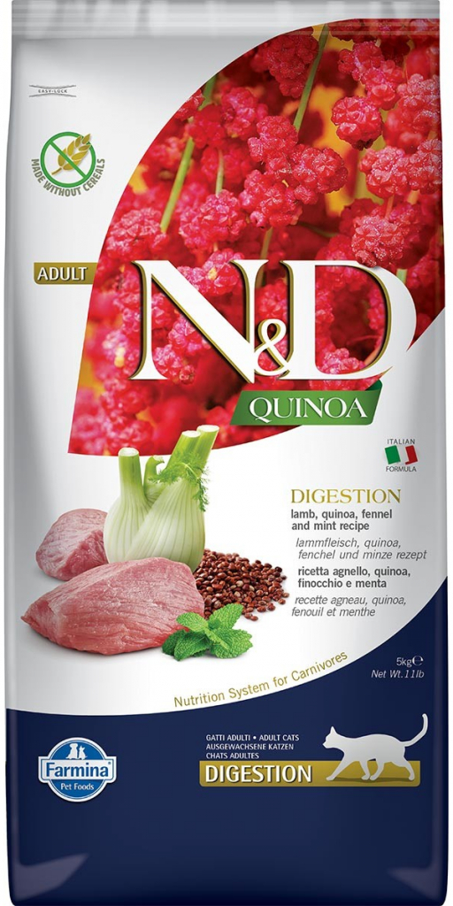 N&D Cat Quinoa Digestion Lamb 5 kg