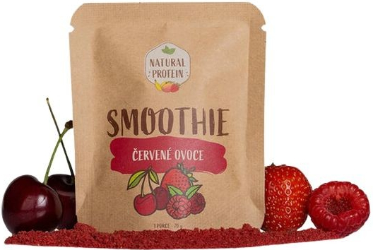 Naturalprotein Smoothie červené plody 20 g