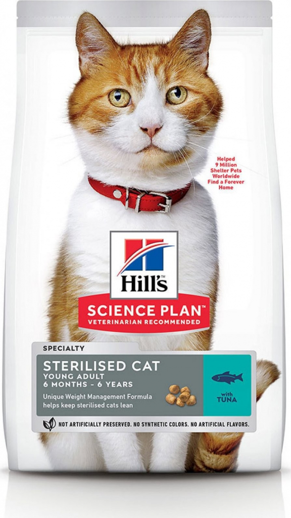 Hill\'s Pet Nutrition Feline Young Adult Sterilised Tuna 15 kg