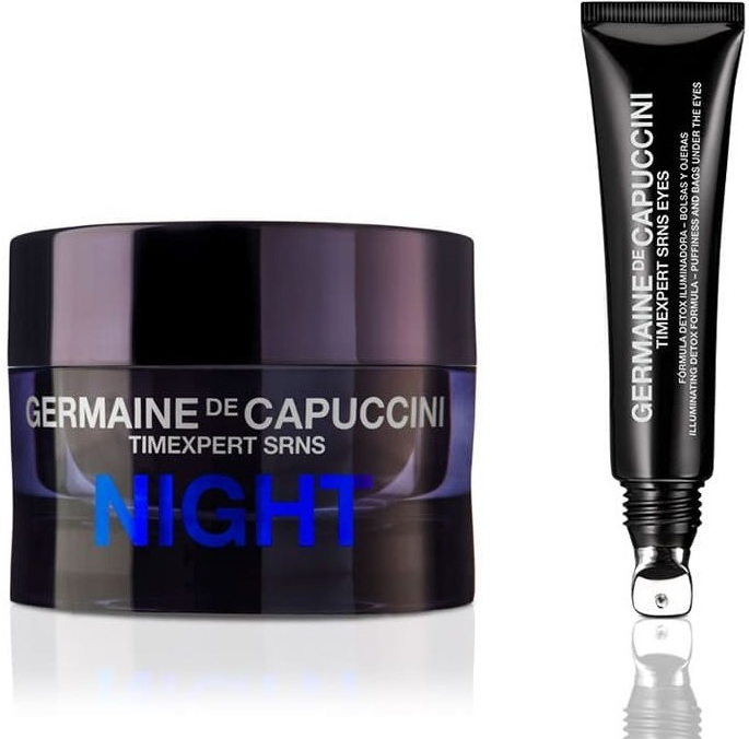 Germaine de Capuccini Timexpert SRNS Duo Set Regenerační noční sérum 50ml + Detoxikační oční krém 15ml