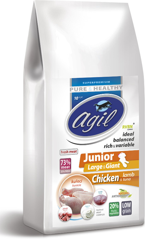Agil Junior Large & Giant Low Grain Chicken & Lamb 2 kg