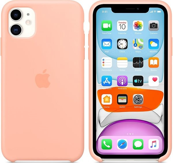 Apple iPhone 11 Silicone Case Grapefruit MXYX2ZM/A