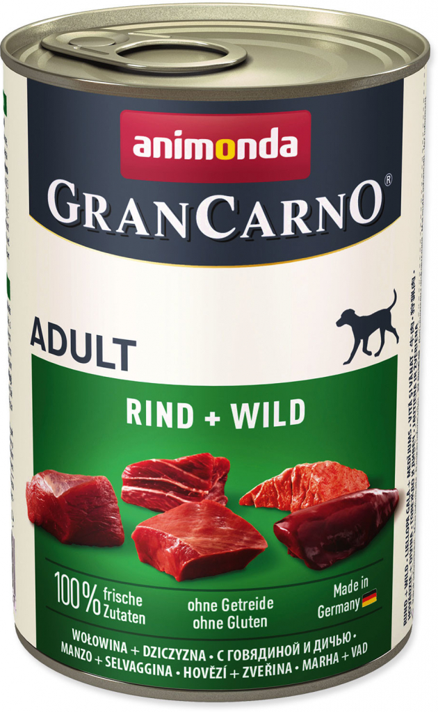 Animonda Gran Carno Original Adult Hovězí & zvěřina 400 g