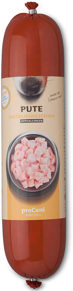 proCani Kochwurst krůtí hypoalergenní 10 x 0,8 kg