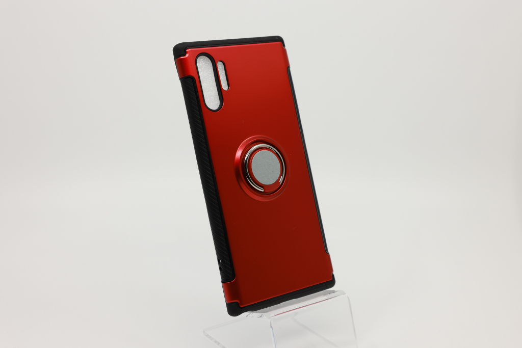 Pouzdro Bomba s kroužkem samsung - červené Model: Galaxy Note 10 Plus S017_SAM_NOTE_10_PLUS_RED