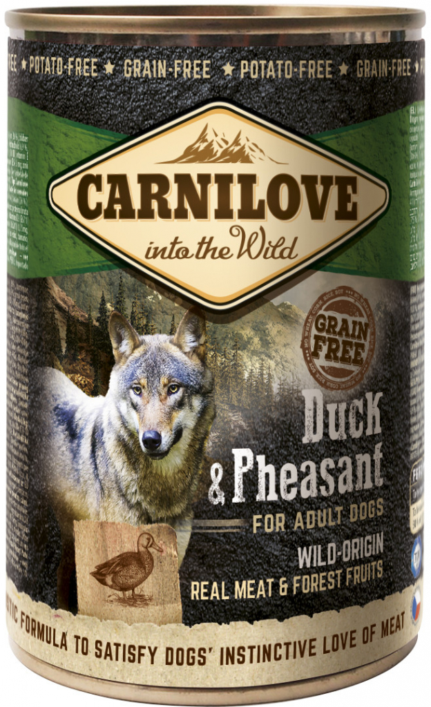 Carnilove Praha Wild konz Meat Duck & Pheasant 400 g