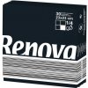 Renova Ubrousky černé koktejlové 30 ks 23x23
