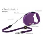 Flexi Classic 2 5m/20kg lankoFialové