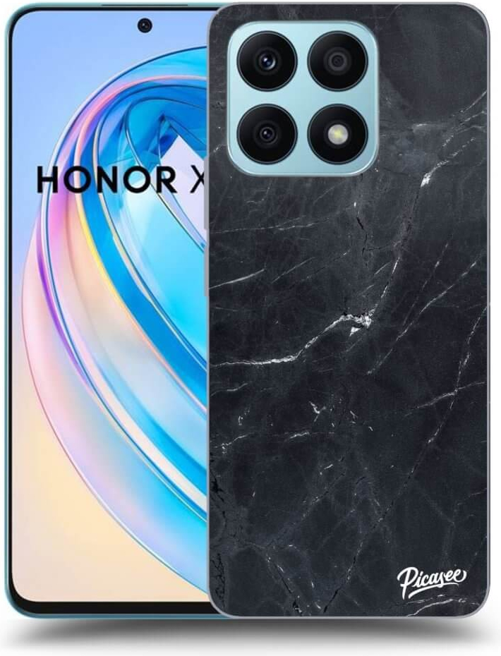Pouzdro Picasee ULTIMATE CASE Honor X8a - Black marble