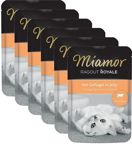 Miamor Ragout Royal Kitten drůbež v želé 6 x 100 g