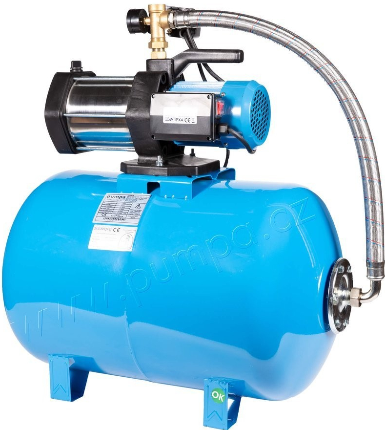 PUMPA BLUE LINE 5PCSM1300P-G 80l, ležatá 2,8-4,2bar