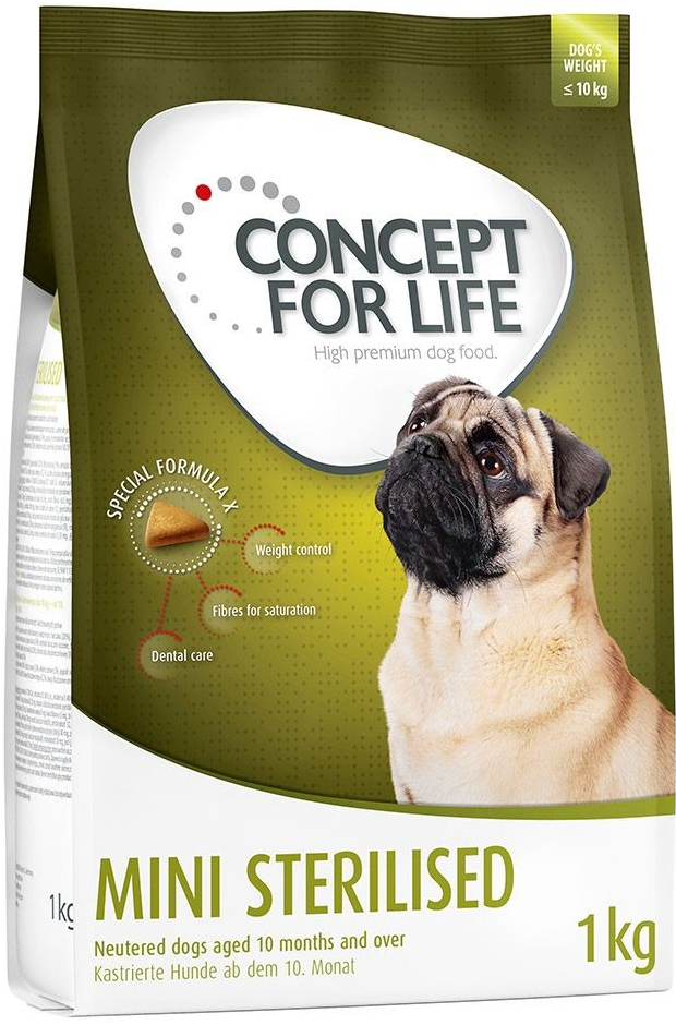 Concept for Life Mini Sterilised 4 kg 4 x 1 kg