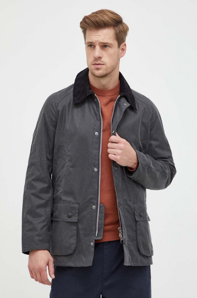 Barbour Ashby Wax Grey